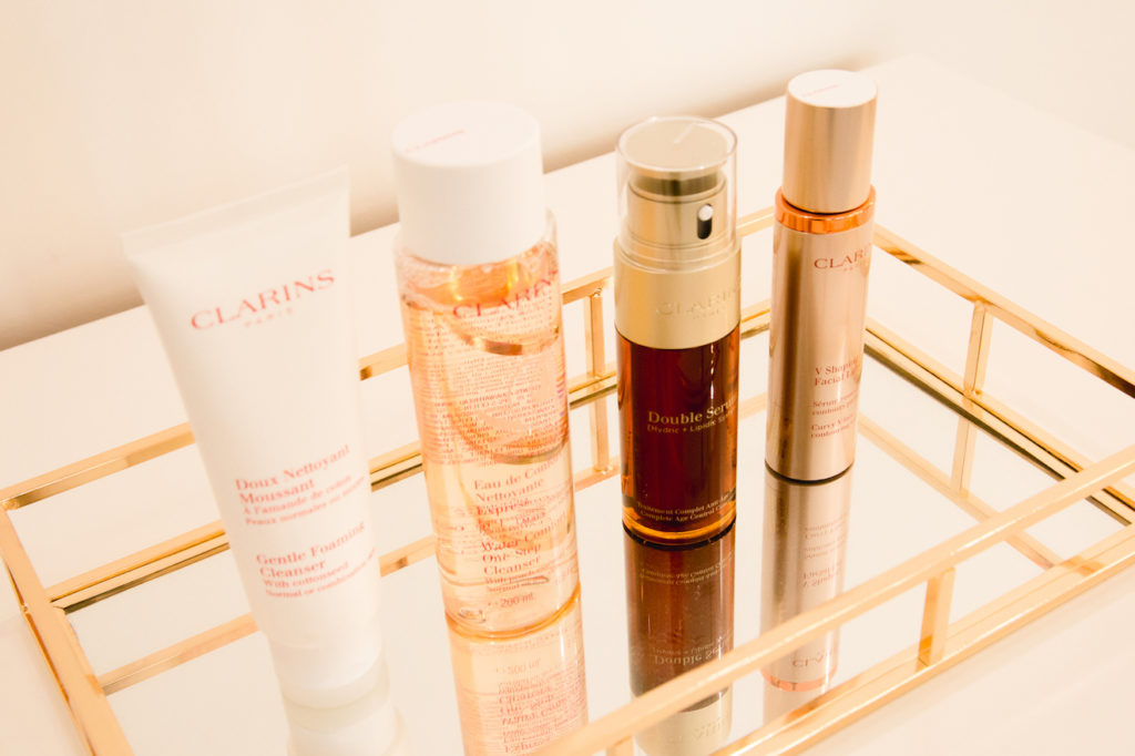 Hochwertige Clarins Produkte im Make up Artist Studio Angie in Wien