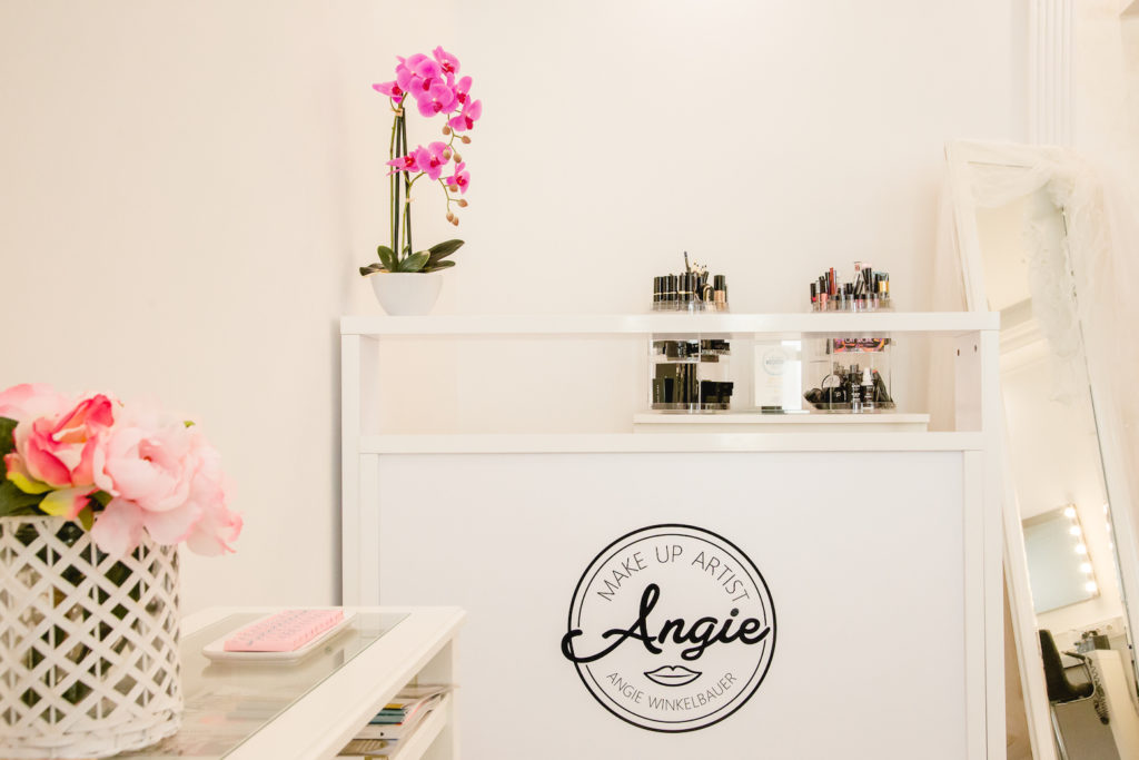 Eingangsbereich im Make up Artist Studio Angie in Wien